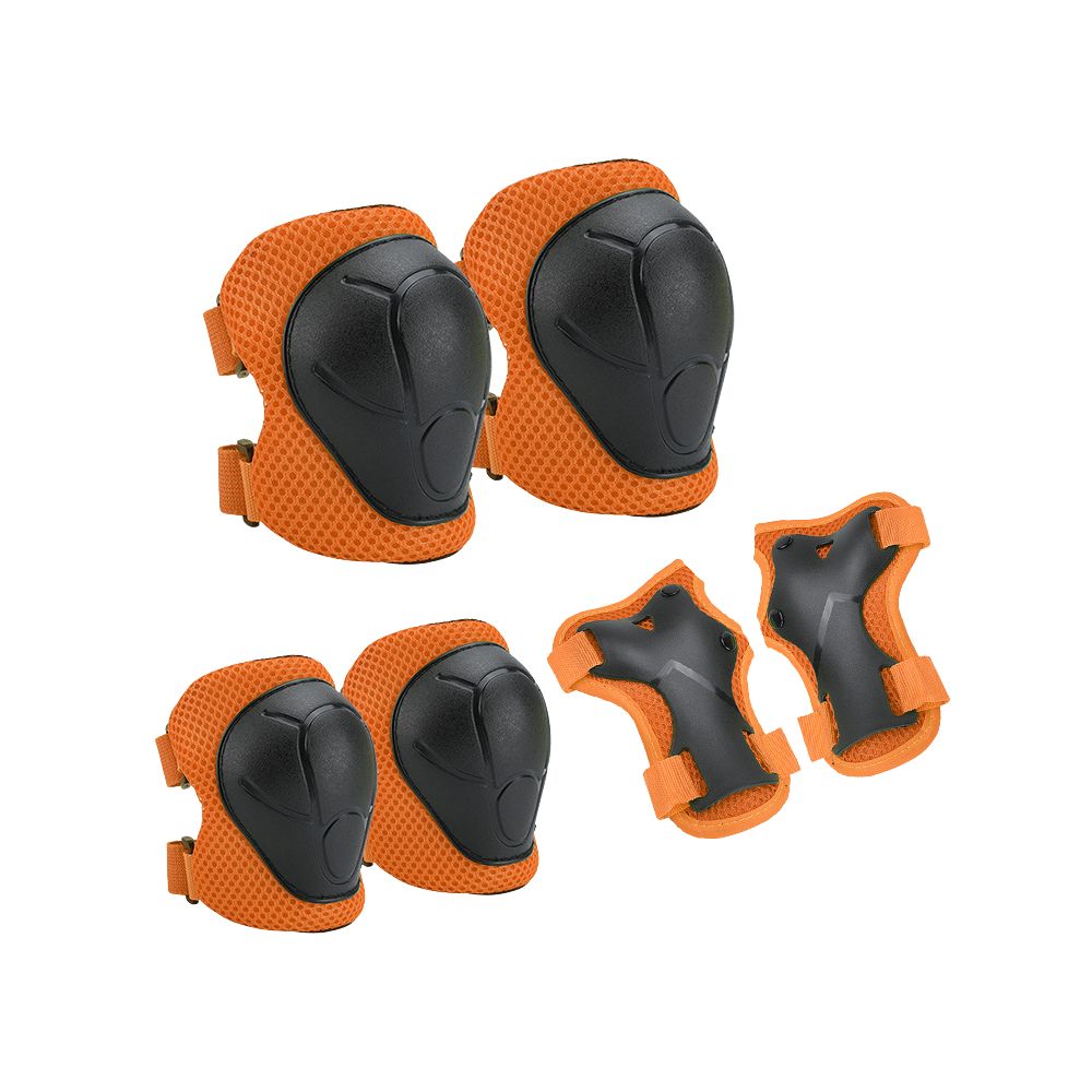 Premium Kids Protective Gear Set Knee Elbow Wrist Guards Adjustable Safety Pads 6 Piece Set for Skating Cycling Skateboard Ages 3 to 7 Boys Girls