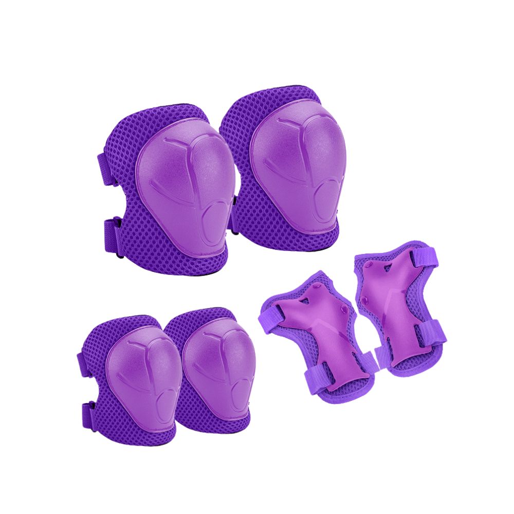 Premium Kids Protective Gear Set Knee Elbow Wrist Guards Adjustable Safety Pads 6 Piece Set for Skating Cycling Skateboard Ages 3 to 7 Boys Girls