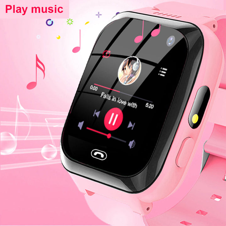 Premium Kids Smartwatch 4G Video Voice Calls GPS Tracker 1.69 Inch HD IP67 WiFi Bluetooth 8GB Android iOS Compatible Activity Tracker Safety Features