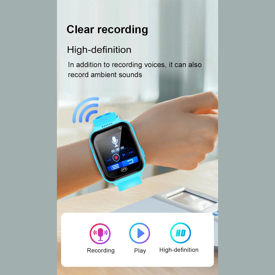 Premium Kids Smartwatch 4G Video Voice Calls GPS Tracker 1.69 Inch HD IP67 WiFi Bluetooth 8GB Android iOS Compatible Activity Tracker Safety Features