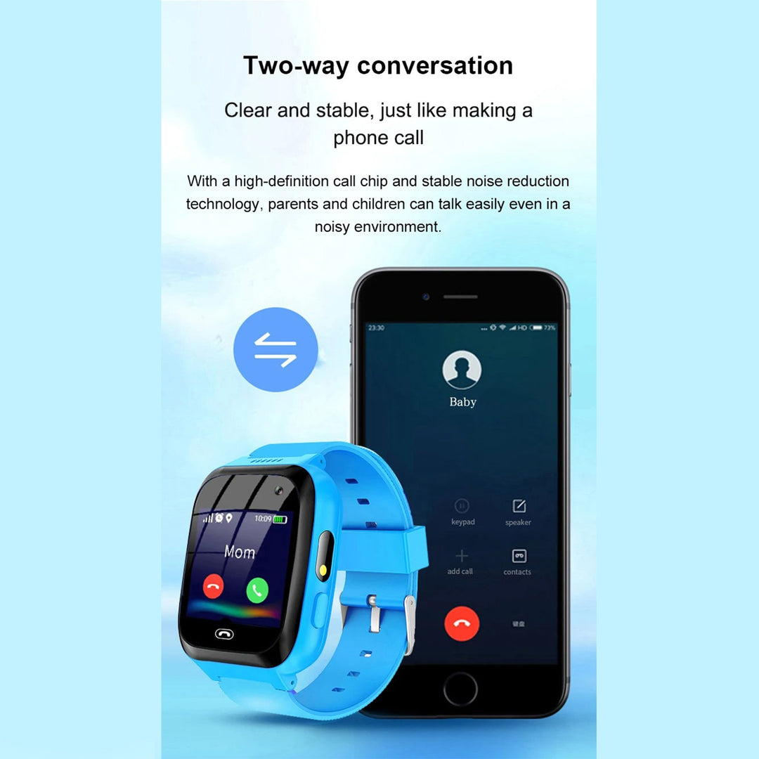 Premium Kids Smartwatch 4G Video Voice Calls GPS Tracker 1.69 Inch HD IP67 WiFi Bluetooth 8GB Android iOS Compatible Activity Tracker Safety Features