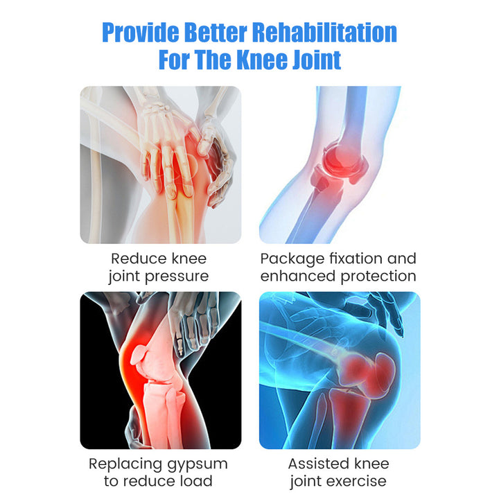 Premium Knee Brace Adjustable Hinged Knee Support ROM Control Aluminum Frame Knee Stabilizer One Size Left Right for Sports Work Daily Use