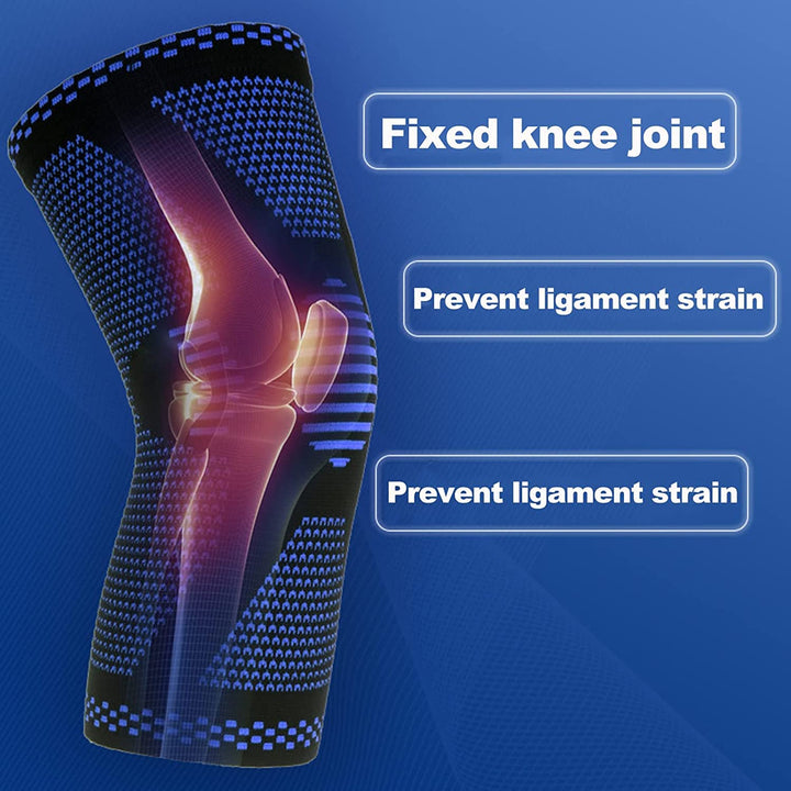 Premium Knee Brace Hinged Support Adjustable Knee Stabilizer Dual Side Hinges Breathable Knee Support for Gym Running Work Daily Use 6 Sizes