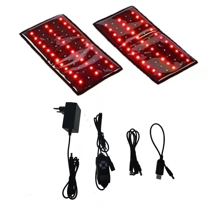 Premium LED Light Belt 660nm 850nm Wearable Heating Pad 360 LEDs Adjustable Wrap Portable Light Device Timer 38W for Home Gym Daily Use Comfort Fit