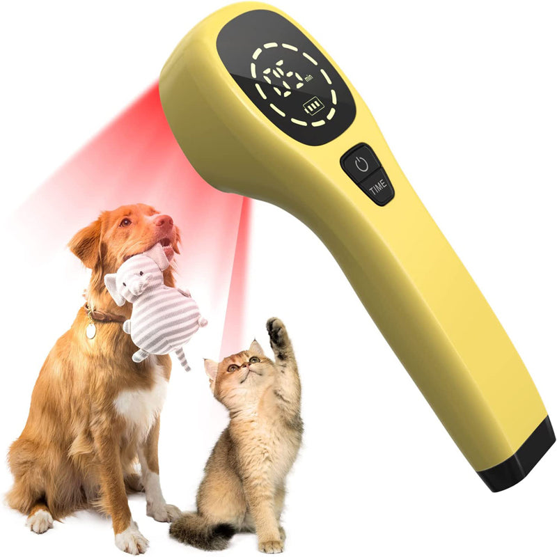 Premium LED Light Device Handheld 808nm 650nm Rechargeable Light Device Adjustable Timer Portable Light Tool with Goggles for Home Daily Use