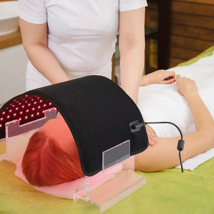 Premium LED Light Therapy Pad 660nm 850nm Portable Light Device 120 LEDs 16W Adjustable Straps Timer for Face Body Home Gym Daily Use Comfort