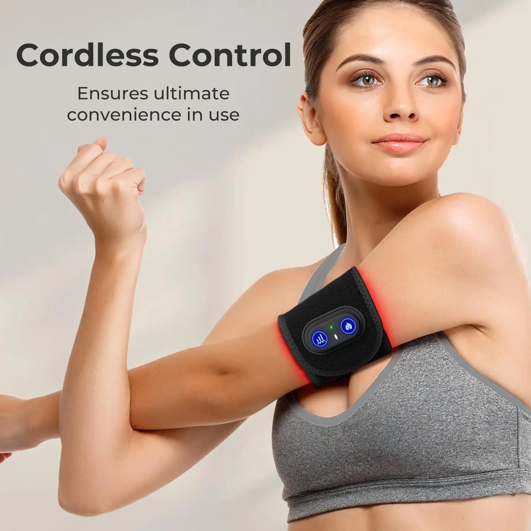 Premium LED Light Therapy Pad 660nm 850nm Portable Light Device 120 LEDs 16W Adjustable Straps Timer for Face Body Home Gym Daily Use Comfort