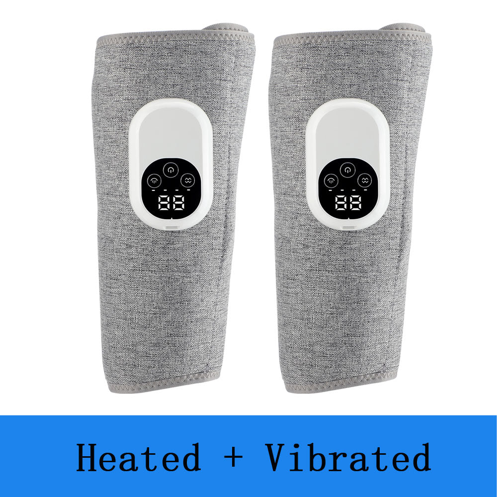 Premium Leg Massager Air Compression Calf Arm Massager Wireless Rechargeable Adjustable Intensity Portable Wrap for Home Office Travel Daily Use Comfort