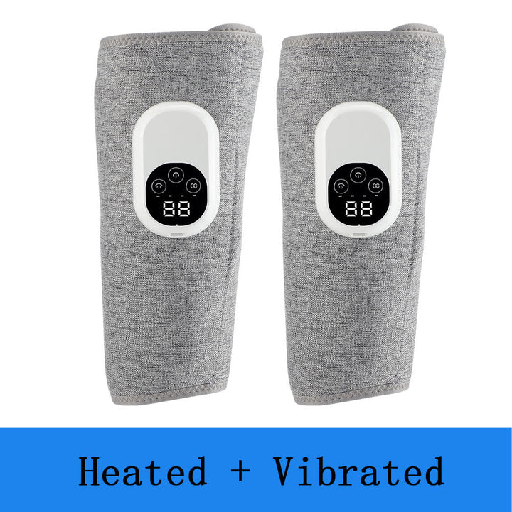 Premium Leg Massager Air Compression Calf Arm Massager Wireless Rechargeable Adjustable Intensity Portable Wrap for Home Office Travel Daily Use Comfort