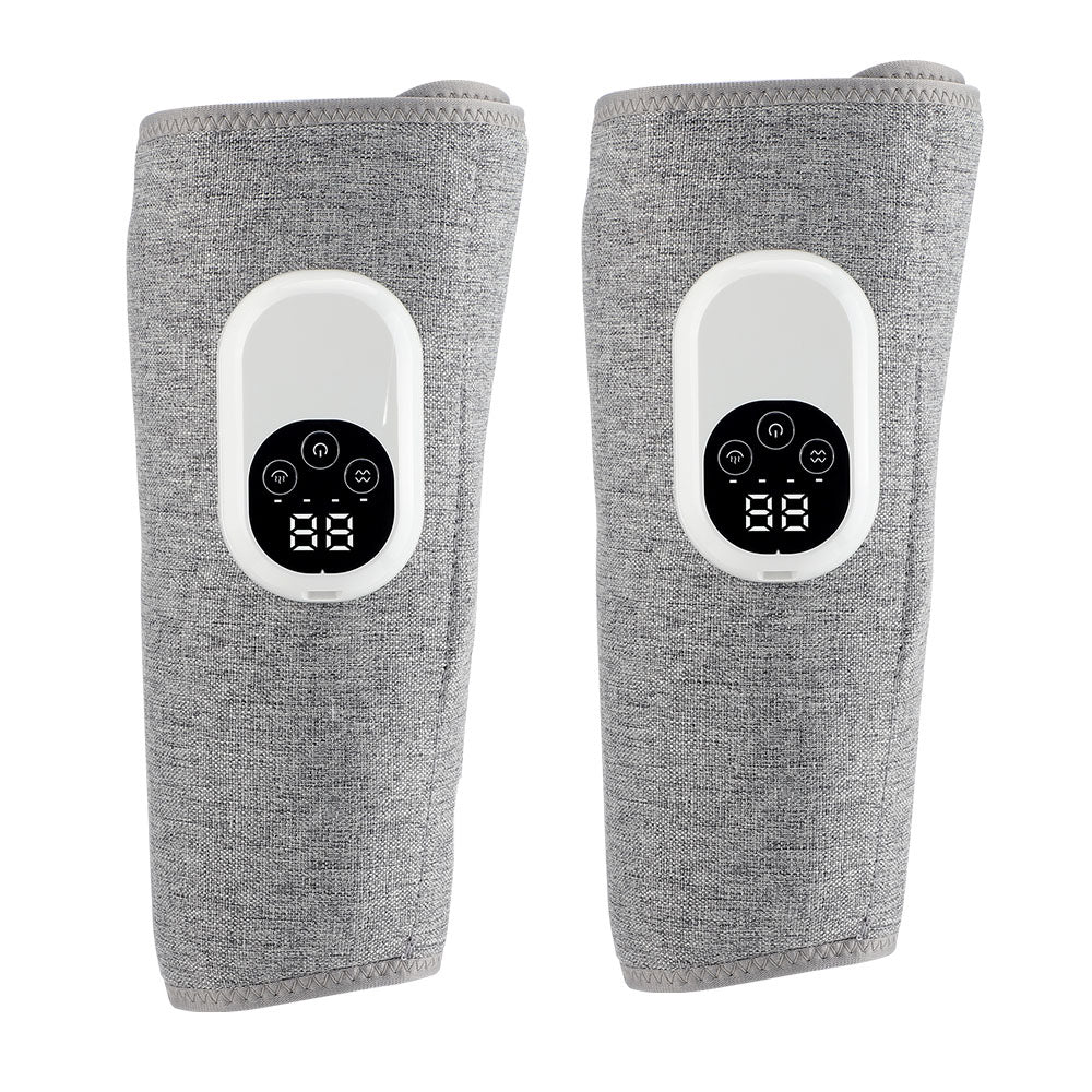 Premium Leg Massager Air Compression Calf Arm Massager Wireless Rechargeable Adjustable Intensity Portable Wrap for Home Office Travel Daily Use Comfort