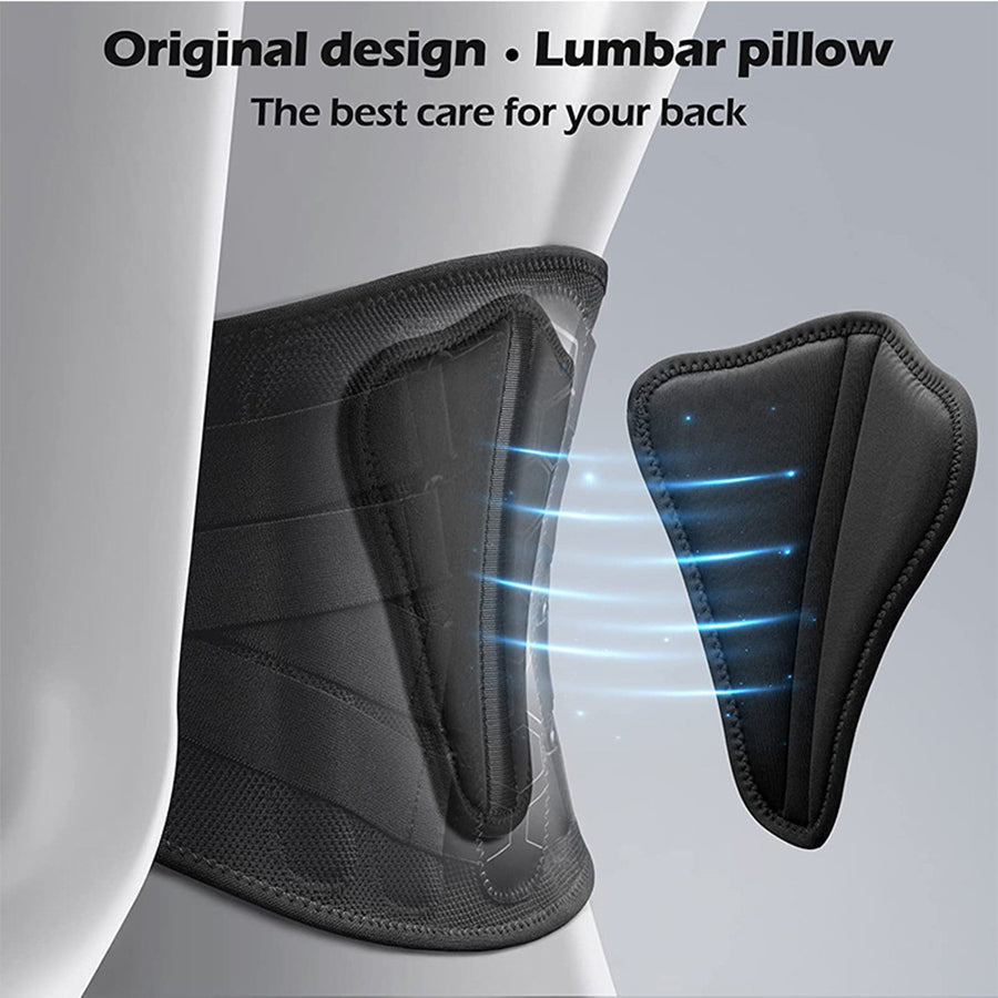 Premium Lower Back Brace Lumbar Support Belt Adjustable Compression Breathable Back Support for Gym Work Lifting Travel Daily Use Comfort Fit