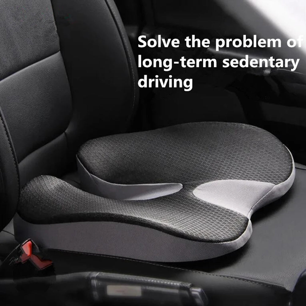 Premium Memory Foam Seat Cushion Ergonomic Chair Pad Non Slip Support Cushion for Office Chair Car Seat Portable Comfort Cushion Daily Use Travel