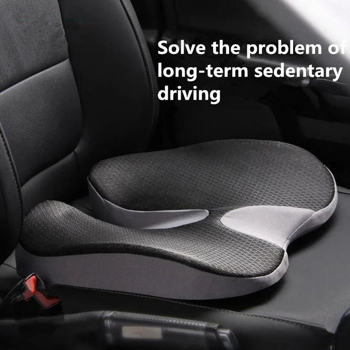 Premium Memory Foam Seat Cushion Ergonomic Chair Pad Non Slip Support Cushion for Office Chair Car Seat Portable Comfort Cushion Daily Use Travel