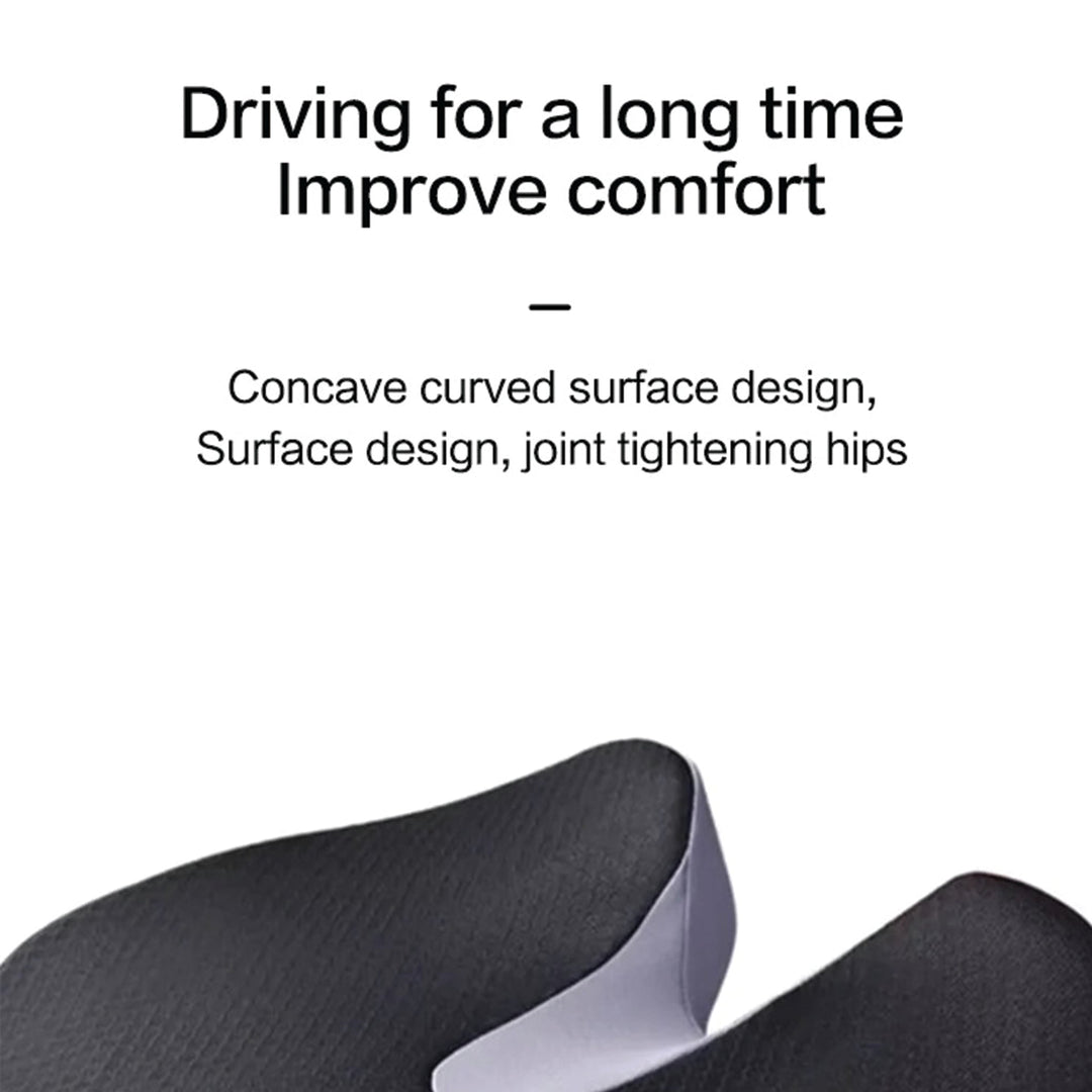 Premium Memory Foam Seat Cushion Ergonomic Chair Pad Non Slip Support Cushion for Office Chair Car Seat Portable Comfort Cushion Daily Use Travel