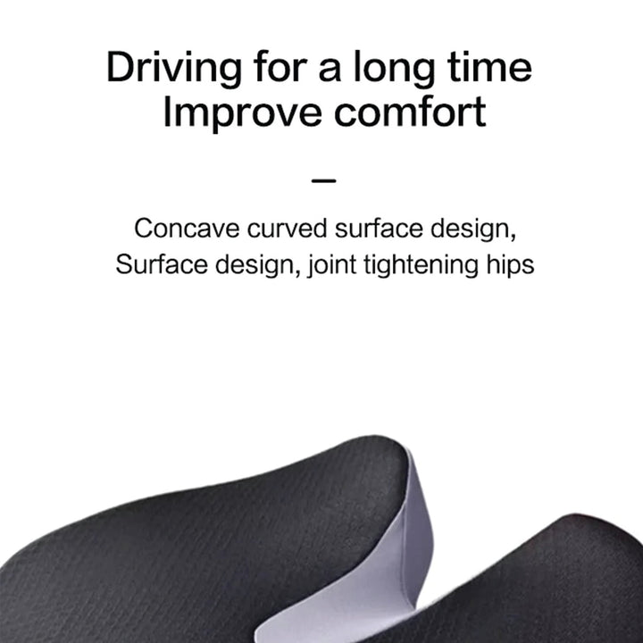 Premium Memory Foam Seat Cushion Ergonomic Chair Pad Non Slip Support Cushion for Office Chair Car Seat Portable Comfort Cushion Daily Use Travel