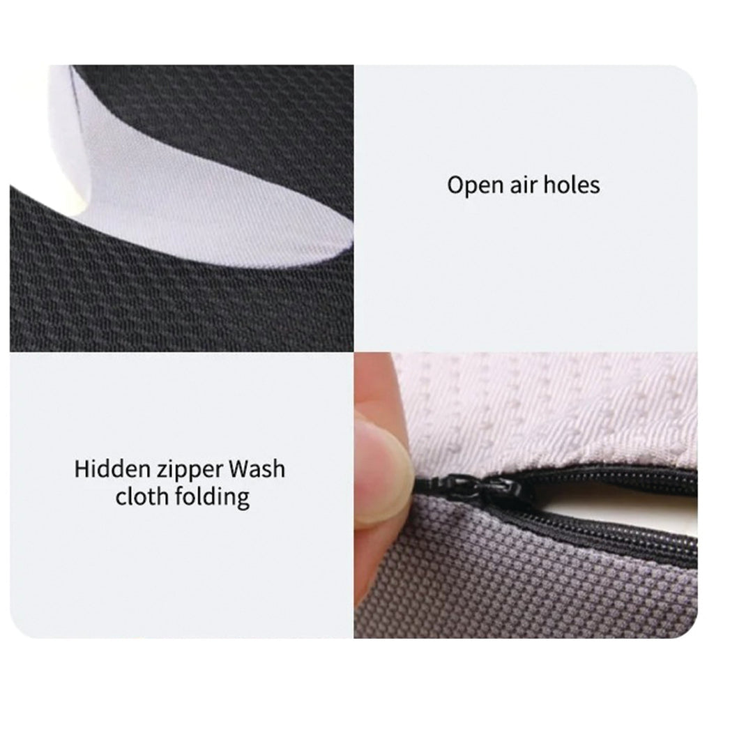 Premium Memory Foam Seat Cushion Ergonomic Chair Pad Non Slip Support Cushion for Office Chair Car Seat Portable Comfort Cushion Daily Use Travel
