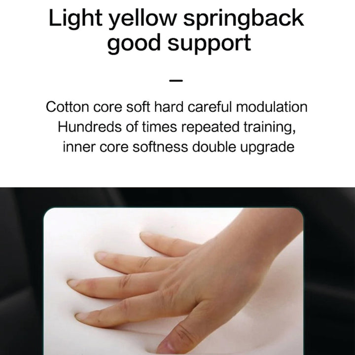 Premium Memory Foam Seat Cushion Ergonomic Chair Pad Non Slip Support Cushion for Office Chair Car Seat Portable Comfort Cushion Daily Use Travel