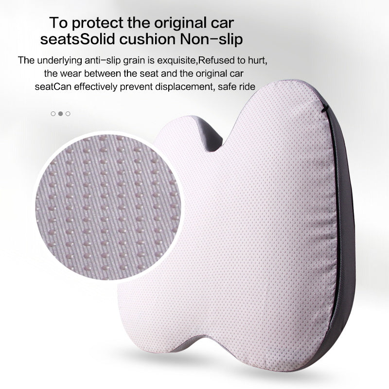 Premium Memory Foam Seat Cushion Ergonomic Chair Pad Non Slip Support Cushion for Office Chair Car Seat Portable Comfort Cushion Daily Use Travel