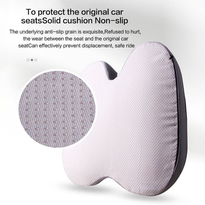 Premium Memory Foam Seat Cushion Ergonomic Chair Pad Non Slip Support Cushion for Office Chair Car Seat Portable Comfort Cushion Daily Use Travel