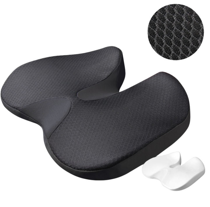 Premium Memory Foam Seat Cushion Ergonomic Chair Pad Non Slip Support Cushion for Office Chair Car Seat Portable Comfort Cushion Daily Use Travel