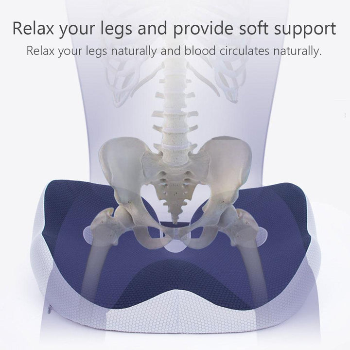 Premium Memory Foam Seat Cushion Ergonomic Sit Bone Support Pad Breathable Washable Chair Cushion for Office Car Home Long Sitting Daily Use Comfort