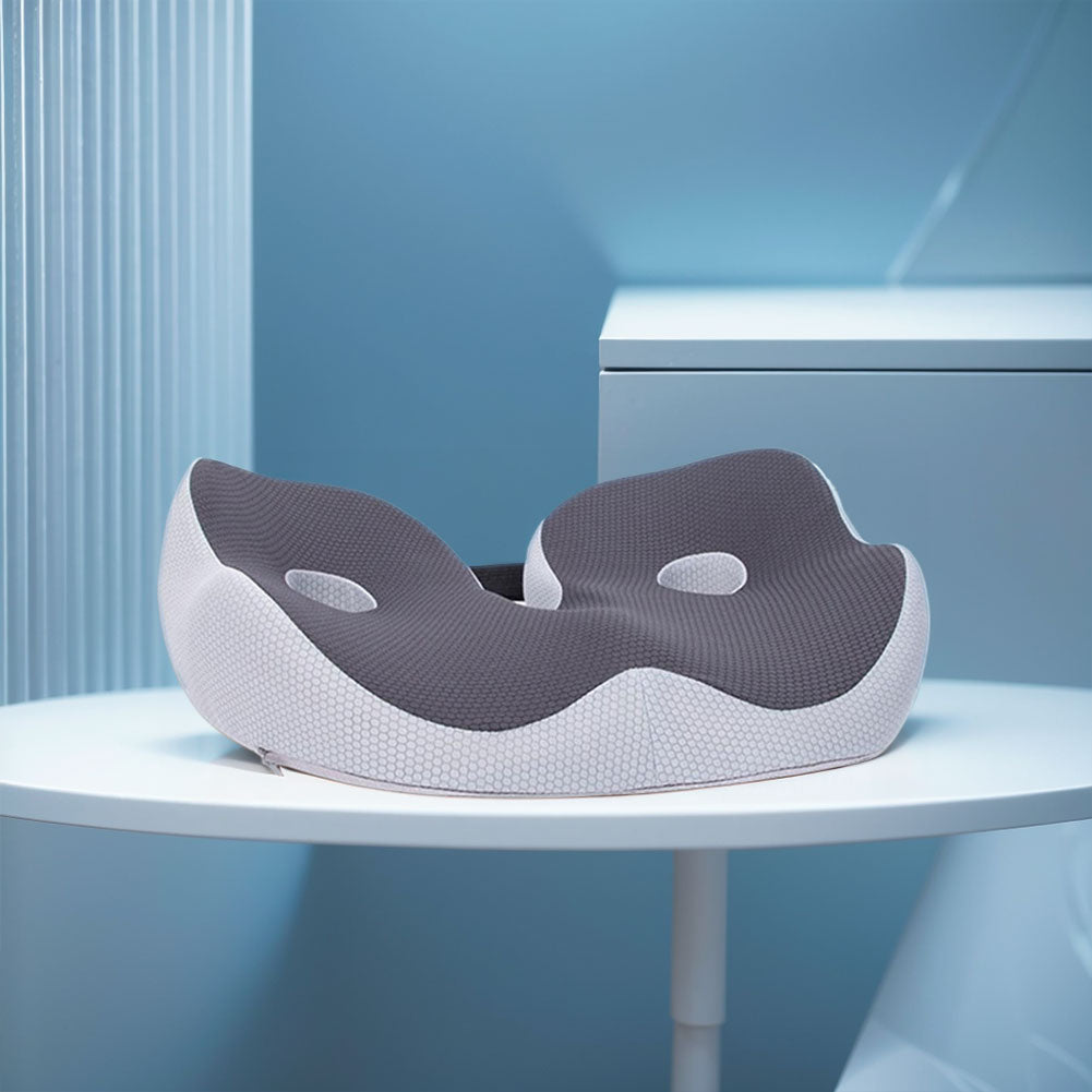 Premium Memory Foam Seat Cushion Ergonomic Sit Bone Support Pad Breathable Washable Chair Cushion for Office Car Home Long Sitting Daily Use Comfort