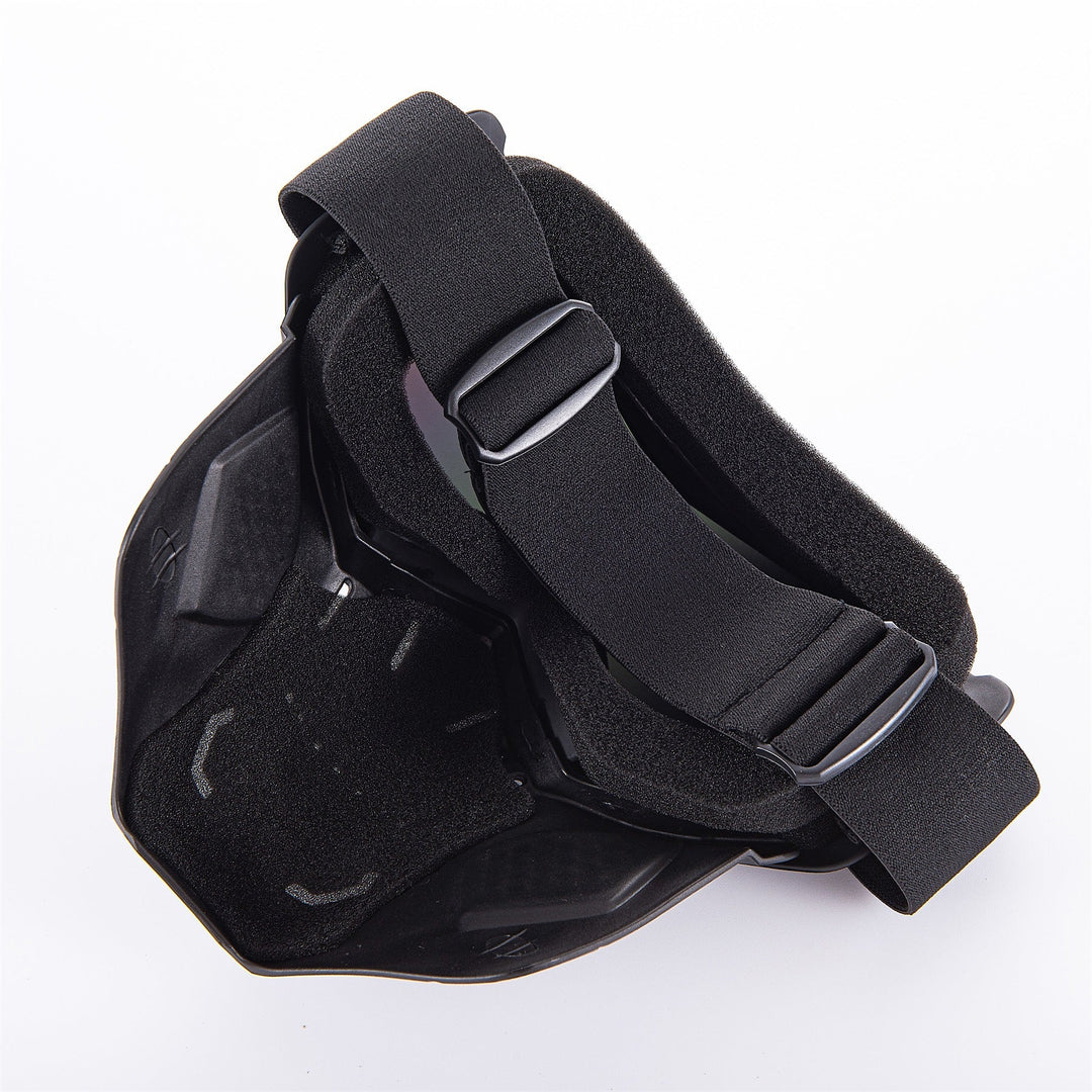 Premium Motorcycle Mask Goggles Skull Face Mask Breathable Wind Dust Cover Adjustable Strap Helmet Compatible Outdoor Riding Glasses Multicolor Lens