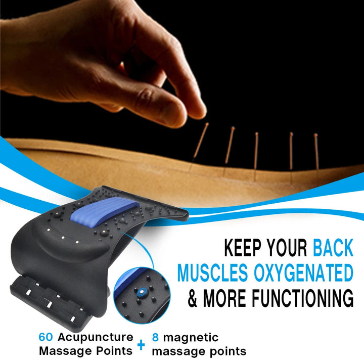 Premium Neck Stretcher Adjustable 4 Level Cervical Support Back Stretcher Ergonomic Design Portable Neck Back Support for Work Travel Daily Use Comfort