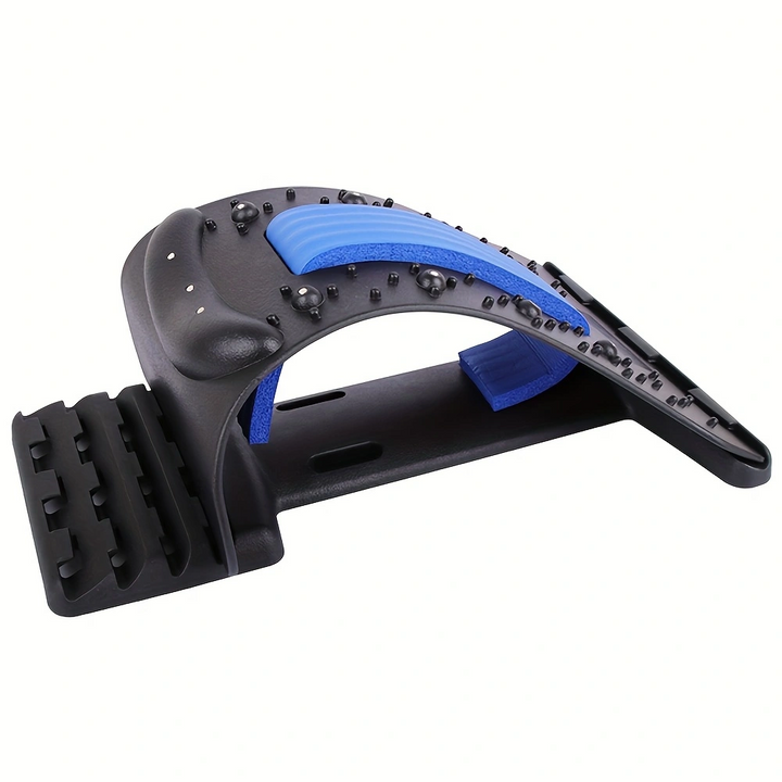 Premium Neck Stretcher Adjustable 4 Level Cervical Support Back Stretcher Ergonomic Design Portable Neck Back Support for Work Travel Daily Use Comfort