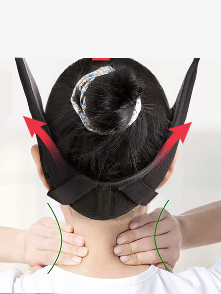 Premium Neck Stretcher Hammock Over Door Cervical Traction Device Adjustable Neck Support for Daily Use Posture Comfort Home Office Travel