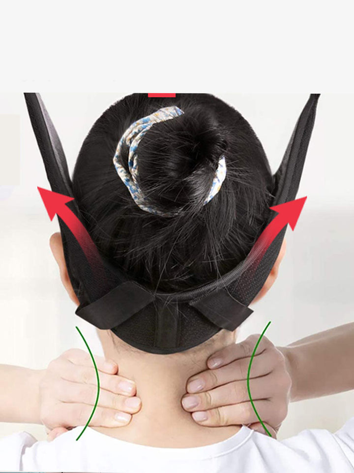 Premium Neck Stretcher Hammock Over Door Cervical Traction Device Adjustable Neck Support for Daily Use Posture Comfort Home Office Travel