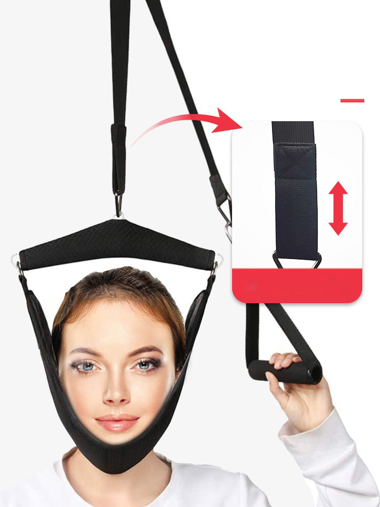 Premium Neck Stretcher Hammock Over Door Cervical Traction Device Adjustable Neck Support for Daily Use Posture Comfort Home Office Travel