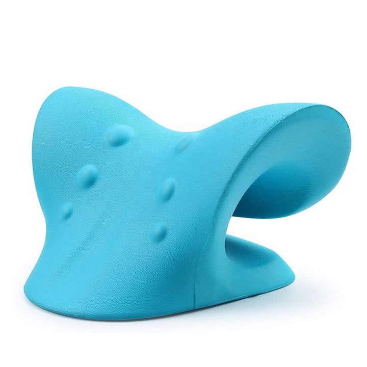 Premium Neck Stretcher Pillow Cervical Support Relaxer Ergonomic Neck Massage Cushion Foam Neck Support for Home Office Travel Daily Use Comfort