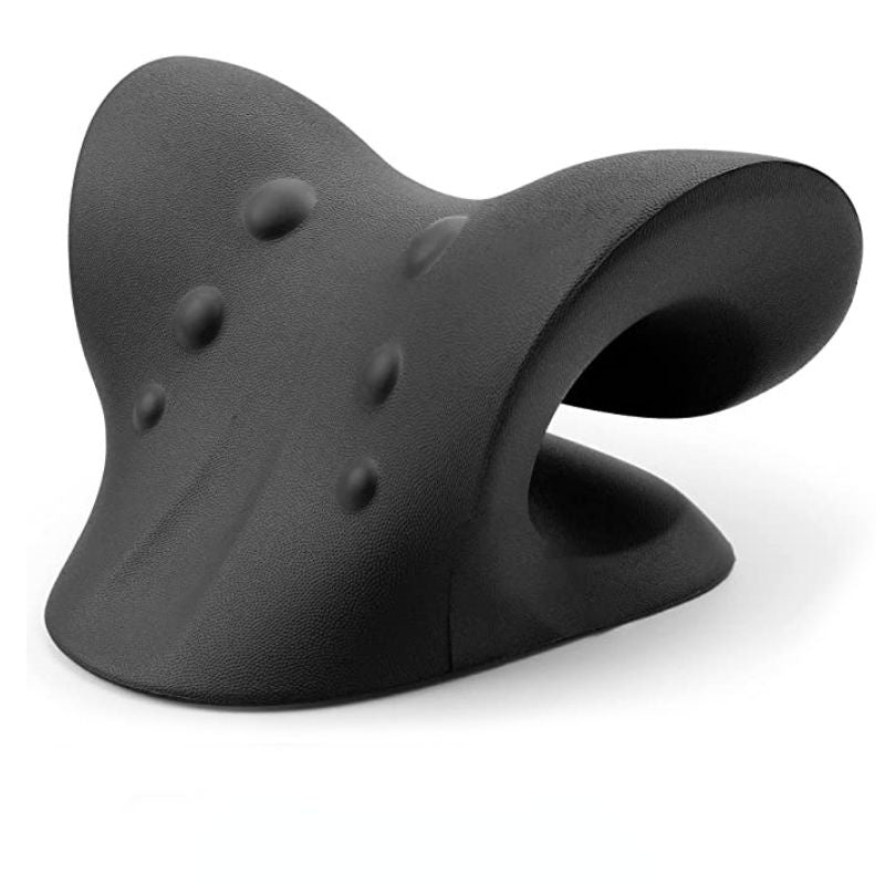 Premium Neck Stretcher Pillow Cervical Support Relaxer Ergonomic Neck Massage Cushion Foam Neck Support for Home Office Travel Daily Use Comfort