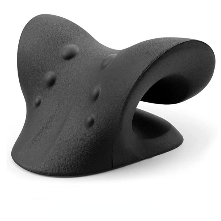 Premium Neck Stretcher Pillow Cervical Support Relaxer Ergonomic Neck Massage Cushion Foam Neck Support for Home Office Travel Daily Use Comfort