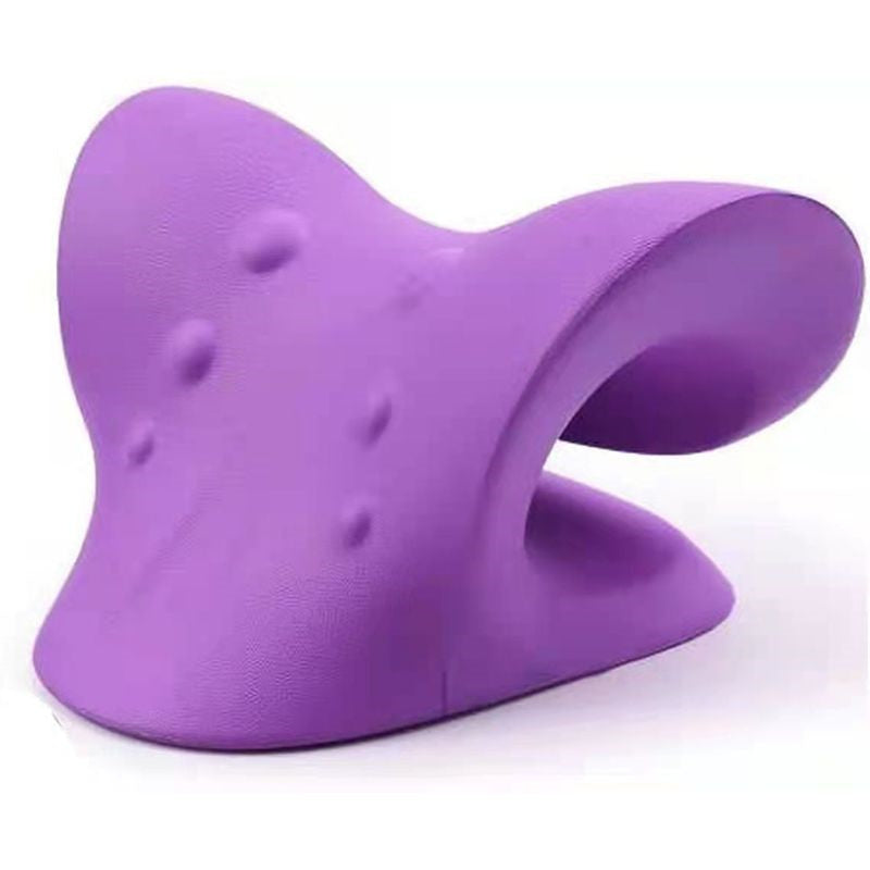 Premium Neck Stretcher Pillow Cervical Support Relaxer Ergonomic Neck Massage Cushion Foam Neck Support for Home Office Travel Daily Use Comfort