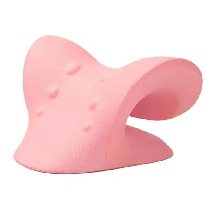 Premium Neck Stretcher Pillow Cervical Support Relaxer Ergonomic Neck Massage Cushion Foam Neck Support for Home Office Travel Daily Use Comfort