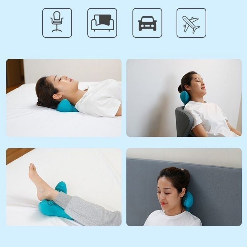 Premium Neck Support Pillow Cervical Relaxer Shoulder Stretch Pillow Ergonomic Neck Cushion Portable for Home Office Travel Daily Use Comfort