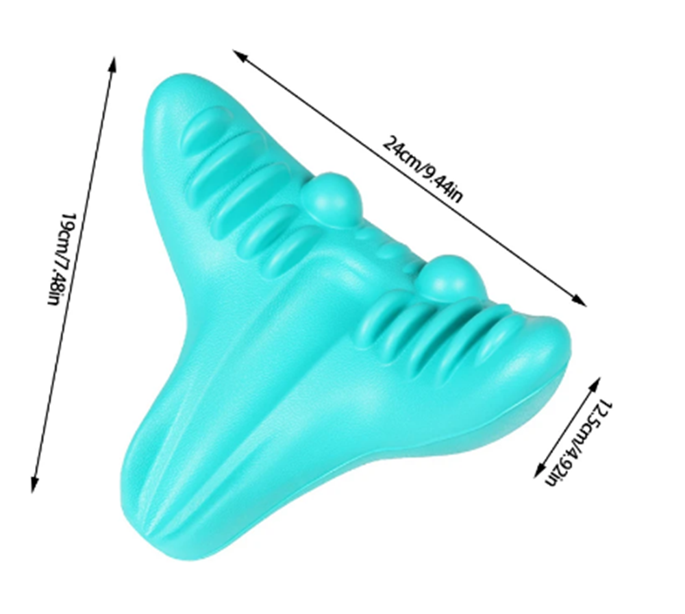 Premium Neck Support Pillow Cervical Relaxer Shoulder Stretch Pillow Ergonomic Neck Cushion Portable for Home Office Travel Daily Use Comfort