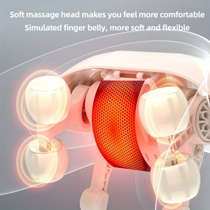 Premium Neck and Shoulder Massager with Heat Shiatsu Kneading Electric Massage Shawl Rechargeable for Back Neck Arms Gym Work Daily Use Comfort