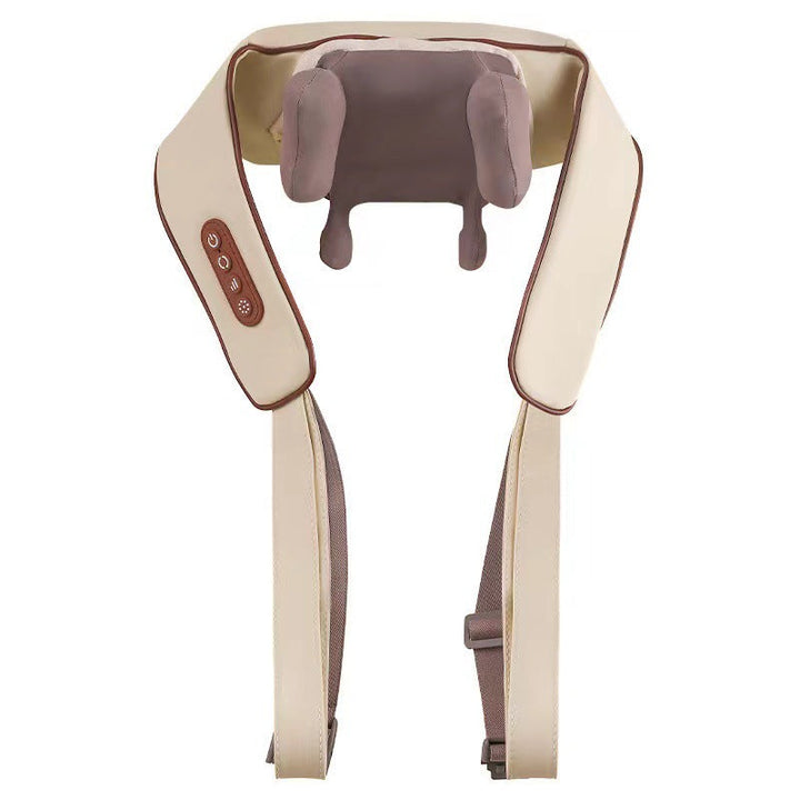 Premium Neck and Shoulder Massager with Heat Shiatsu Kneading Electric Massage Shawl Rechargeable for Back Neck Arms Gym Work Daily Use Comfort