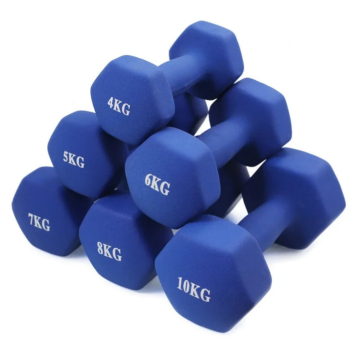 Premium Neoprene Dumbbell Non Slip Single Weight 1.1lb 2.2lb 4.4lb Hand Weight Compact Fitness Dumbbell for Home Gym Workout Training Daily Use