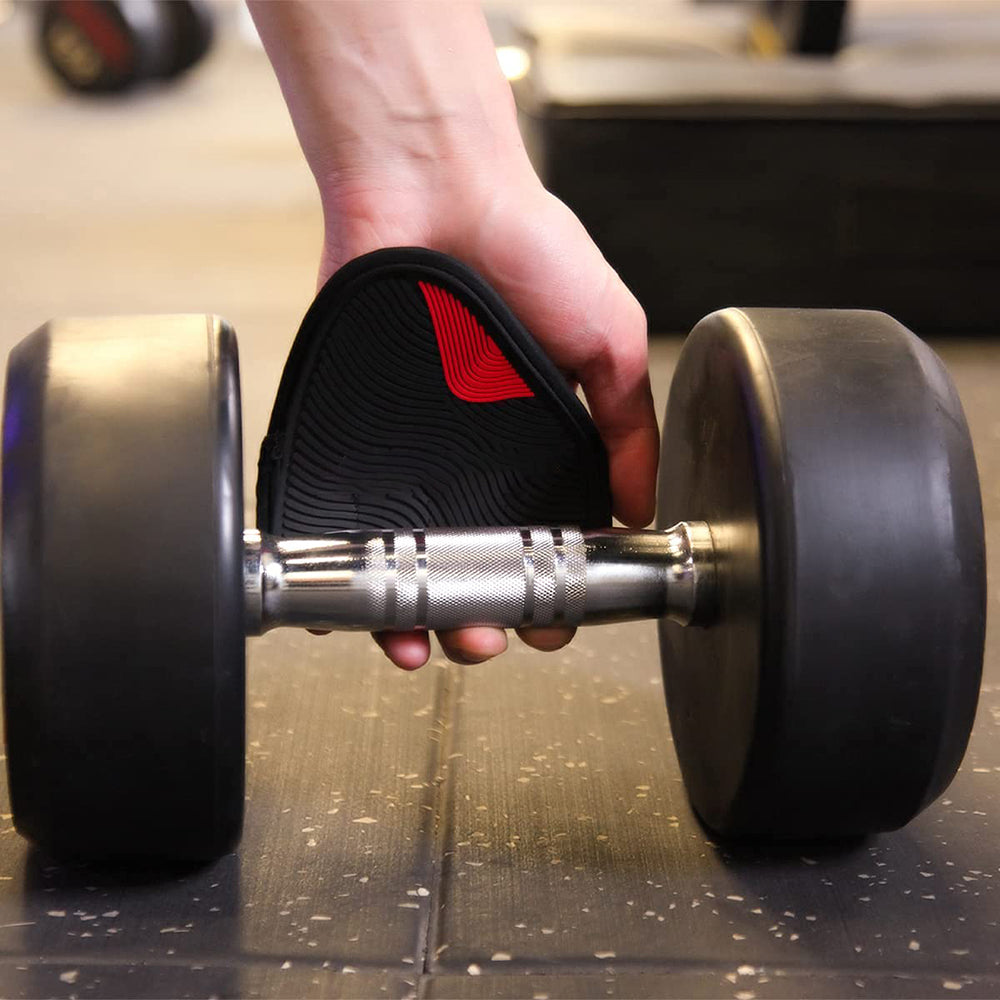 Premium Neoprene Grip Pads Weightlifting Lifting Grips Anti Slip Gym Hand Pads for Powerlifting Calisthenics Fitness Training Comfortable Grip Support