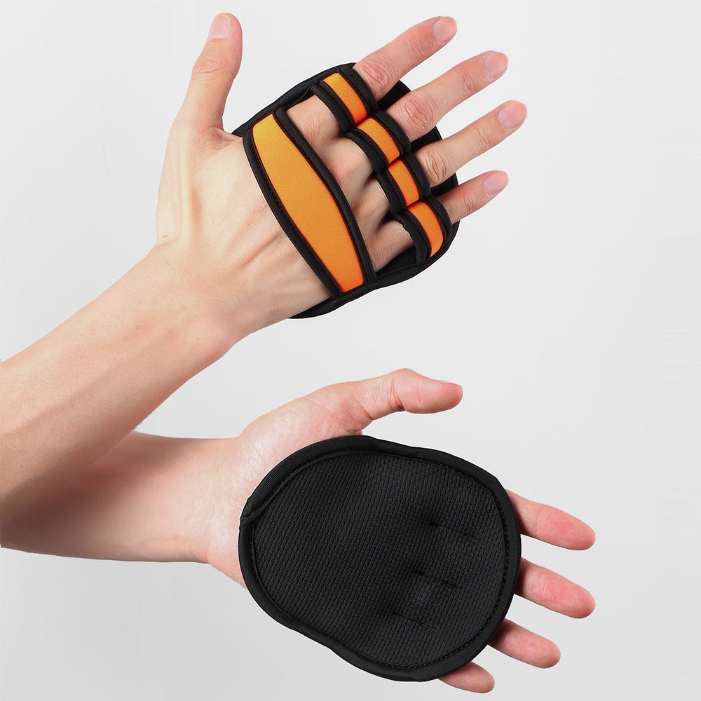 Premium Neoprene Grip Pads Weightlifting Lifting Grips Anti Slip Gym Hand Pads for Powerlifting Calisthenics Fitness Training Comfortable Grip Support