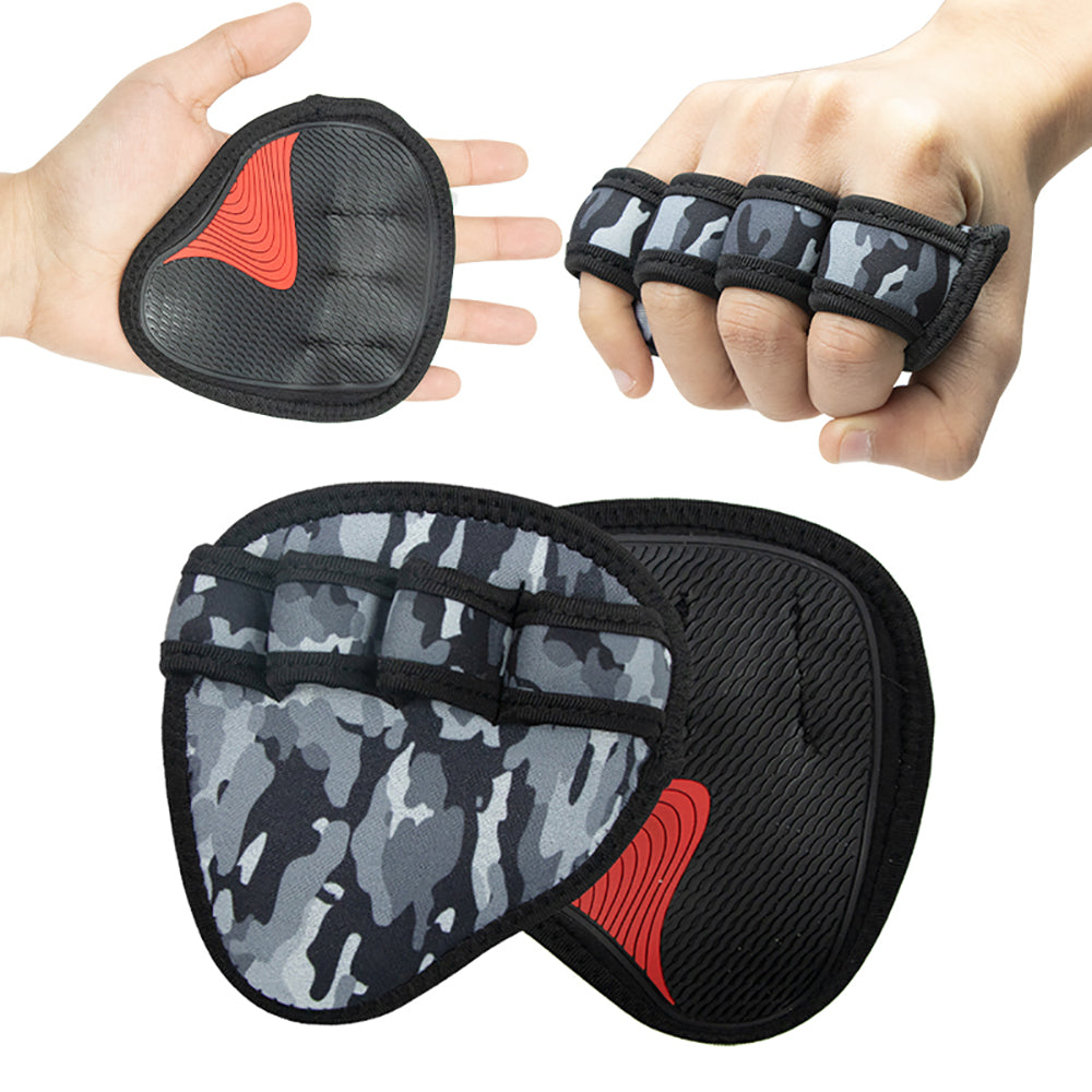 Premium Neoprene Grip Pads Weightlifting Lifting Grips Anti Slip Gym Hand Pads for Powerlifting Calisthenics Fitness Training Comfortable Grip Support