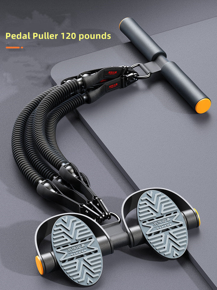 Premium Pedal Tensioner Resistance Band Device Adjustable Fitness Pull Rope Trainer Portable Full Body Exercise Equipment for Home Gym Travel Daily Use
