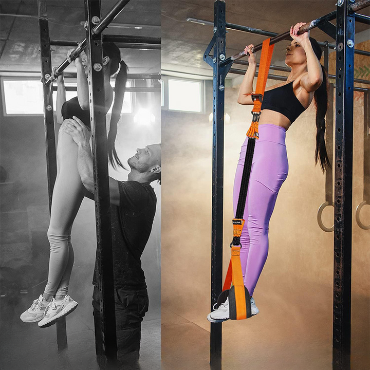 Premium Pull Up Assistance Band Adjustable Resistance Training Strap Steel Buckle Support Band for Home Gym Pull Ups Strength Training Daily Use