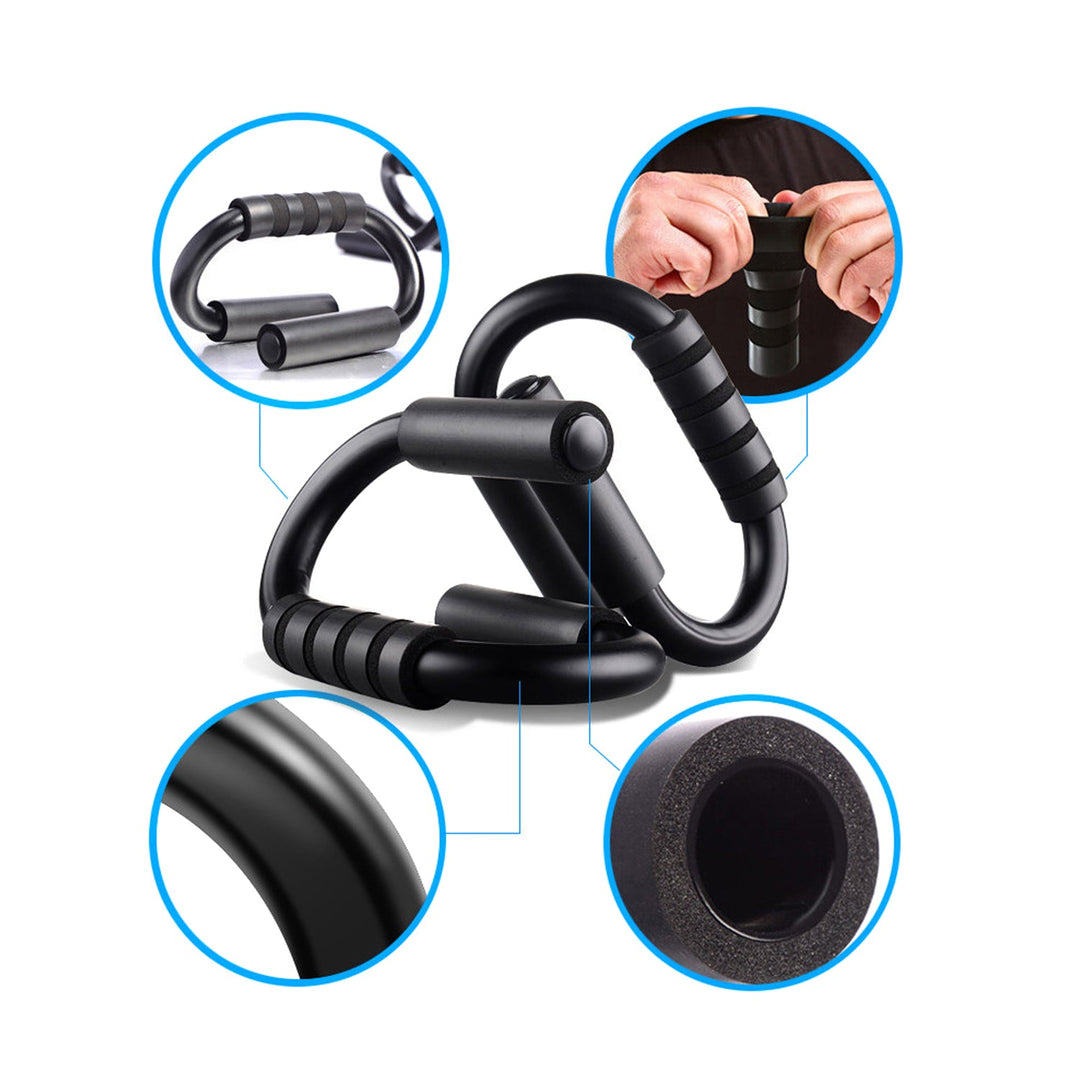 Premium Push Up Bars Ergonomic Push Up Handles Non Slip Strength Training Equipment Portable Home Gym Fitness Handles Pair for Daily Use