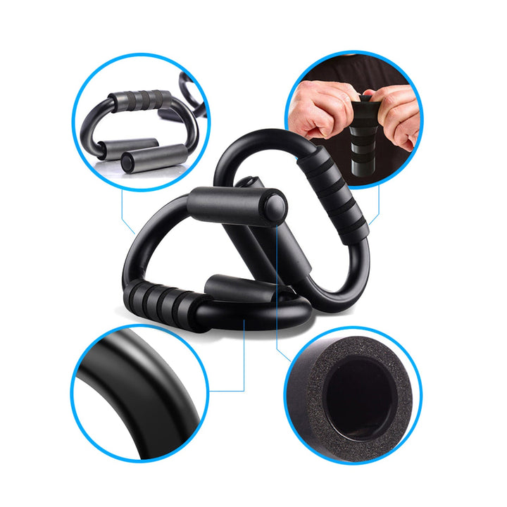 Premium Push Up Bars Ergonomic Push Up Handles Non Slip Strength Training Equipment Portable Home Gym Fitness Handles Pair for Daily Use