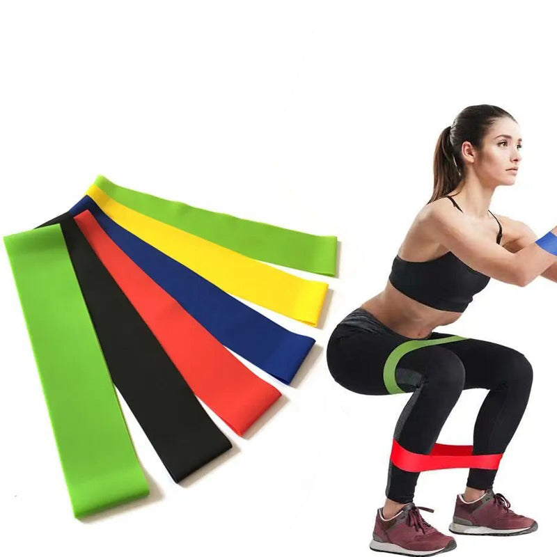 Premium Resistance Bands Set 5 Levels Yoga Fitness Bands Natural Latex Elastic Training Bands for Home Workout Pilates Strength Training Daily Use
